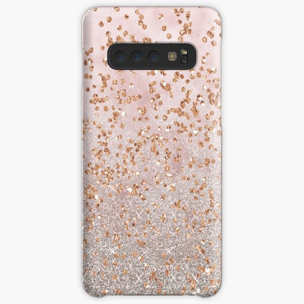 Mixed rose gold glitter gradients Samsung Galaxy Snap Case