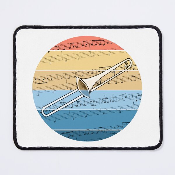 Item preview, Trombone Music Notation Trombonist Brass Musician designed and sold by doodlerob.