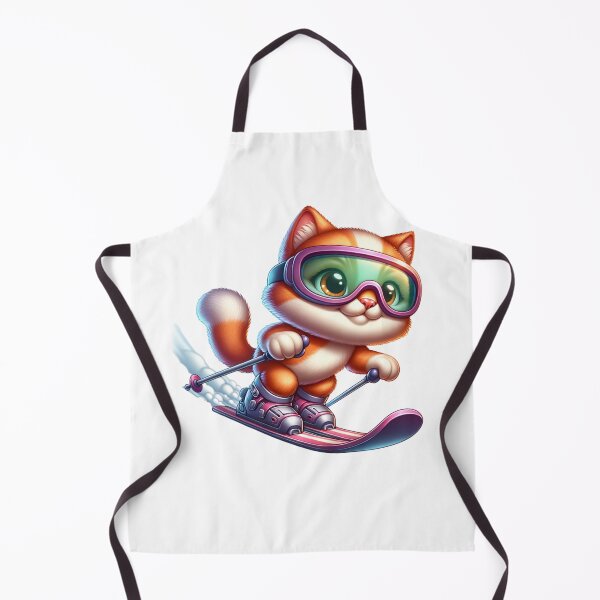Item preview, Cat Skiing Funny Cat Lover Gift designed and sold by HosvPrint .s.