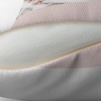 Alternate view of Blushing rose gold marble II Throw Pillow