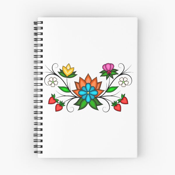 Item preview, Ziigwan 2024 Small Ojibwe Floral Motif designed and sold by ojiberishdsgns.