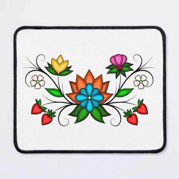 Item preview, Ziigwan 2024 Small Ojibwe Floral Motif designed and sold by ojiberishdsgns.