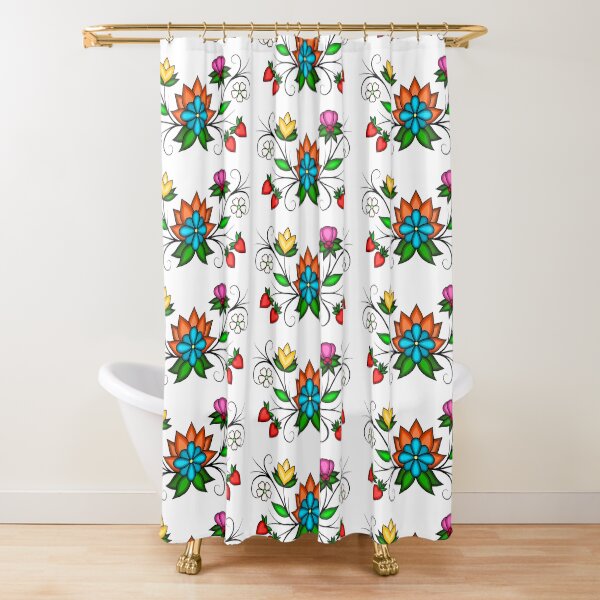 Item preview, Ziigwan 2024 Small Ojibwe Floral Motif designed and sold by ojiberishdsgns.