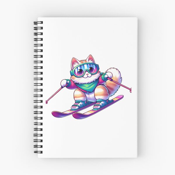 Item preview, Cat Skiing Funny Cat Lover Gift  designed and sold by HosvPrint .s.