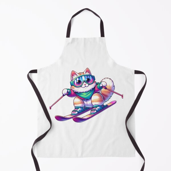 Item preview, Cat Skiing Funny Cat Lover Gift designed and sold by HosvPrint .s.