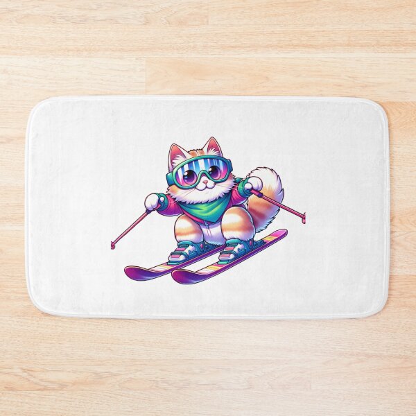 Item preview, Cat Skiing Funny Cat Lover Gift  designed and sold by HosvPrint .s.