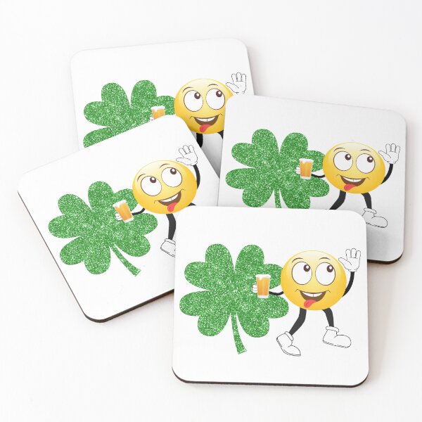 Item preview, Shamrocks and Smiles Everywhere - Retro Cartoon Style designed and sold by Raise2Shine.