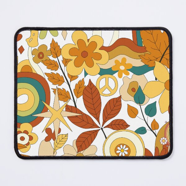 Item preview, 70s Groovy Hippie Retro Floral Pattern designed and sold by Easywear.