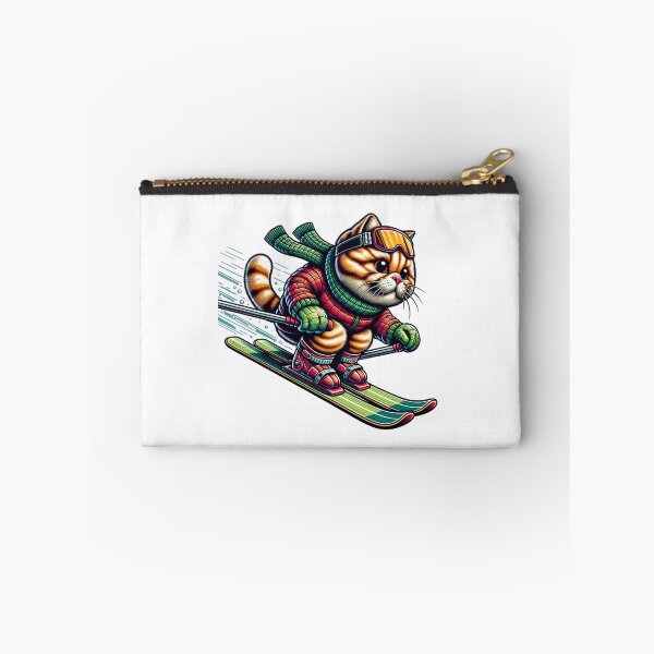 Item preview, Cat Skiing Funny Cat Lover Gift  designed and sold by HosvPrint .s.