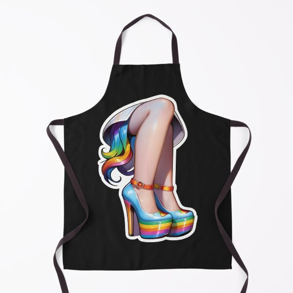 Item preview, Rainbow High Heel Shoe Colorful Fashion designed and sold by styleonestaa.