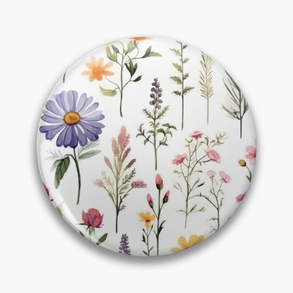 Item preview, Watercolored Wild Flowers designed and sold by Elias Kamstra.