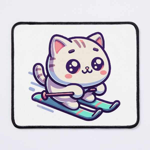 Item preview, Cat Skiing Funny Cat Lover Gift  designed and sold by HosvPrint .s.