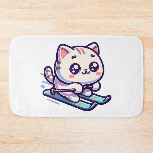 Item preview, Cat Skiing Funny Cat Lover Gift  designed and sold by HosvPrint .s.