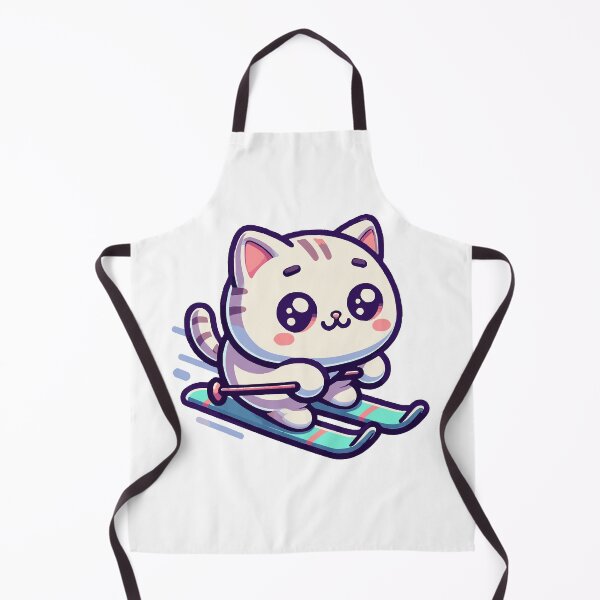 Item preview, Cat Skiing Funny Cat Lover Gift designed and sold by HosvPrint .s.
