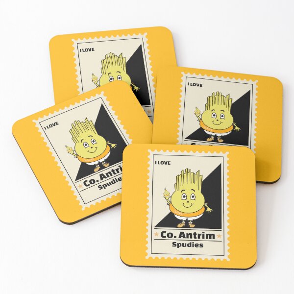 Item preview, Co. Antrim Spudies Stamp Celebrate Ireland - Irish Gifts Mascots designed and sold by Spudies.