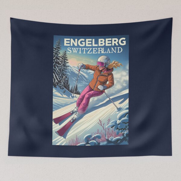 Item preview, Engelberg Switzerland designed and sold by StudioRedKoala.