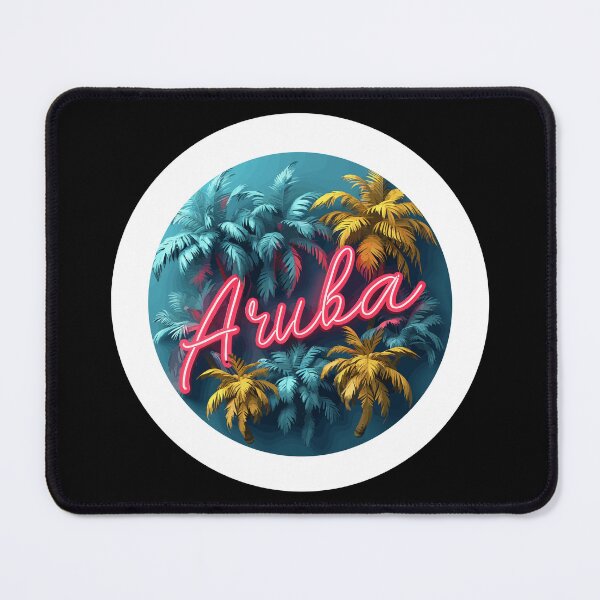 Item preview, Aruba (with White Border and Neon Lettering) designed and sold by VelvetRoom.