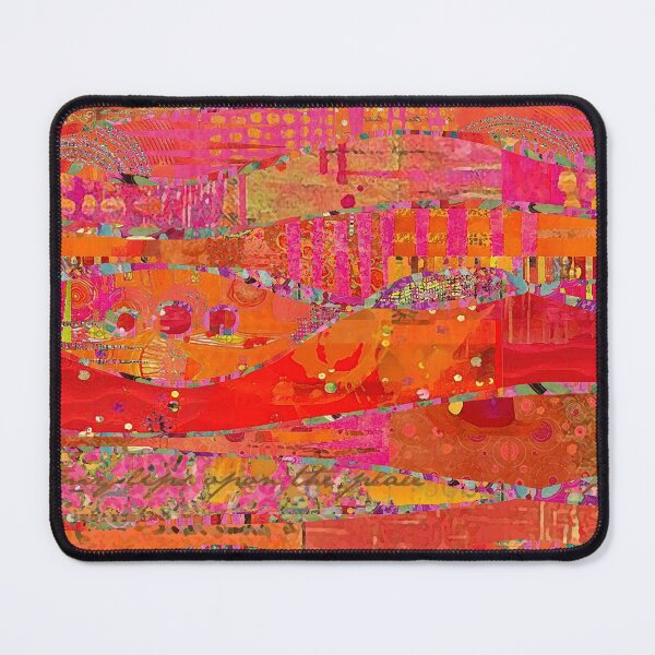Item preview, Firewalk Abstract Art in Red, Orange, Pink, Gold  designed and sold by Sheree Burlington.