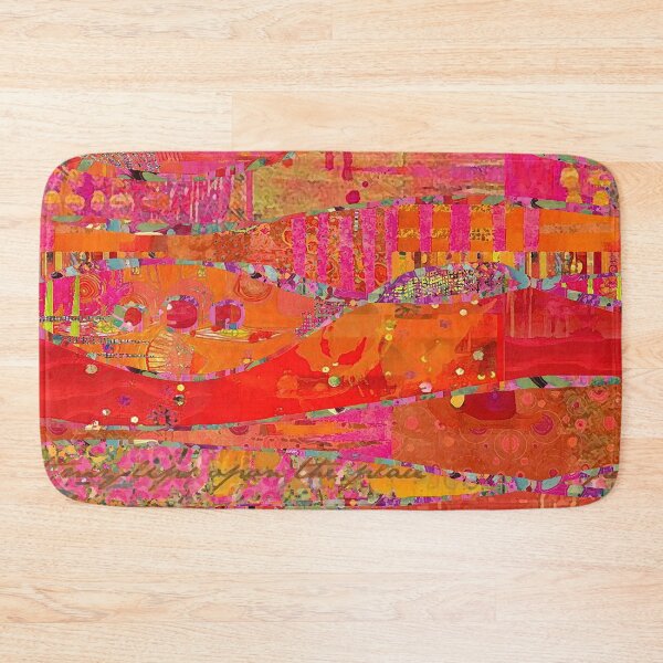 Item preview, Firewalk Abstract Art in Red, Orange, Pink, Gold designed and sold by Sheree Burlington.