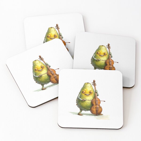 Item preview, Avocado walking its way around a bass 5 designed and sold by nkiergaard.