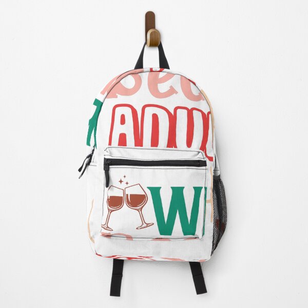Item preview, Wine Because Adulting is Hard designed and sold by ColorFlowArt.