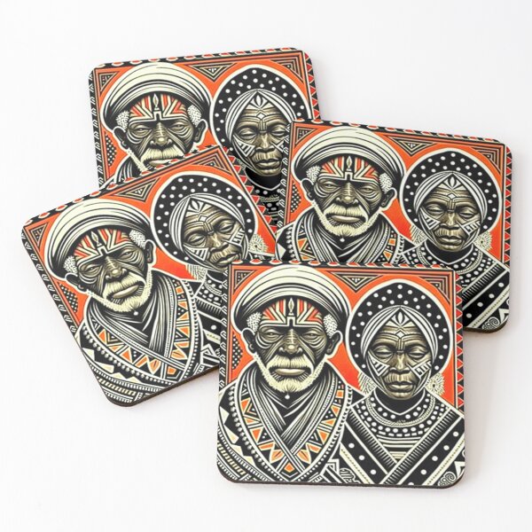 Item preview, .The Weary Faces of Africa: Depicting Traditional Attire. designed and sold by Colorful-Garden.