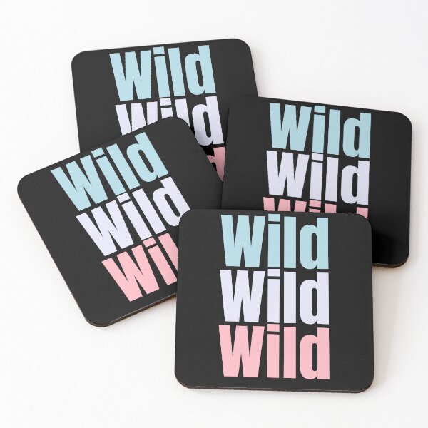 Item preview, Wild, Wild, Wild repeated 3 times design with light colours. show everyone how wild you are designed and sold by LewaTahami.