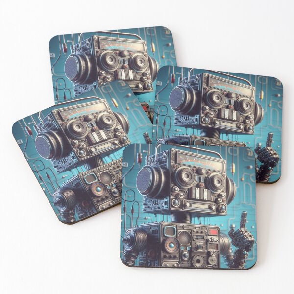Item preview, The musician robot. designed and sold by EpicArtPrints.