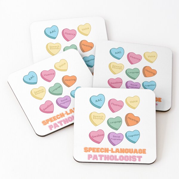 Item preview, Speech-Language Pathologist Big 9 Candy Hearts designed and sold by courtaboud.