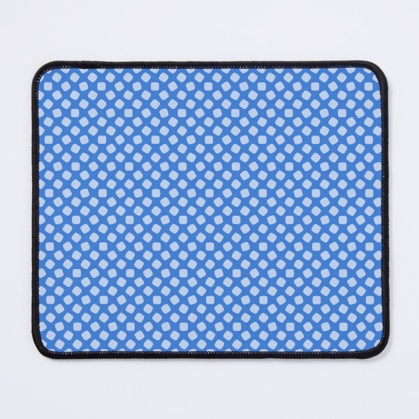 Item preview, White Rounded Blocks Squares Cubes Blue Endless Design designed and sold by Alchemy-A-La-G.