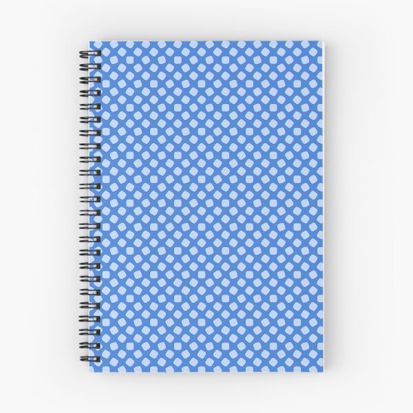 Item preview, White Rounded Blocks Squares Cubes Blue Endless Design designed and sold by Alchemy-A-La-G.