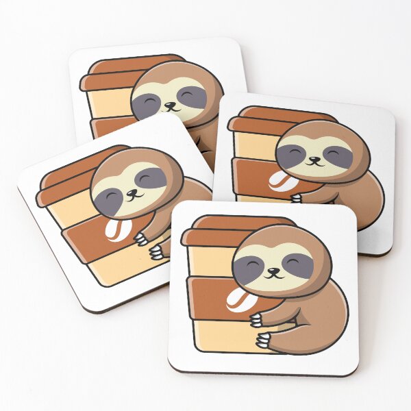 Item preview, coffee sloth designed and sold by Luisshopp.