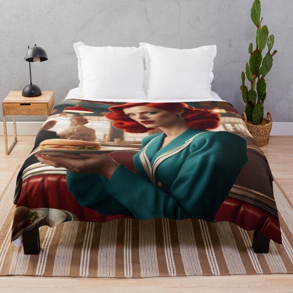 Item preview, Woman at a 1930s diner designed and sold by Andremus.
