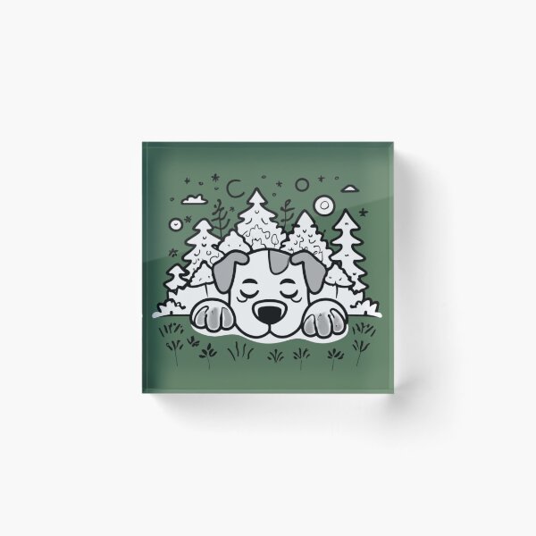 Item preview, dog logo  designed and sold by degworld.