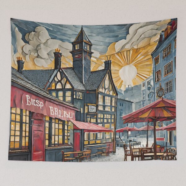 Item preview, Paper Art - The British Pub designed and sold by Dan Farsaci.