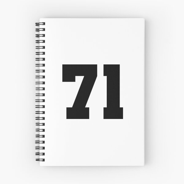 Item preview, 71, seventy one, black, soccer league designed and sold by Numbers-Art.