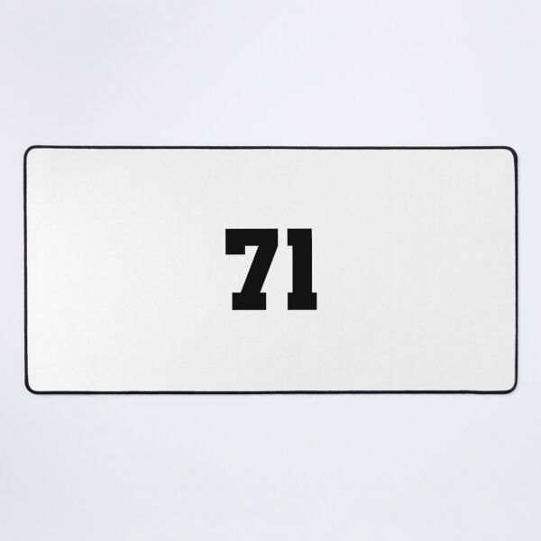 Item preview, 71, seventy one, black, soccer league designed and sold by Numbers-Art.