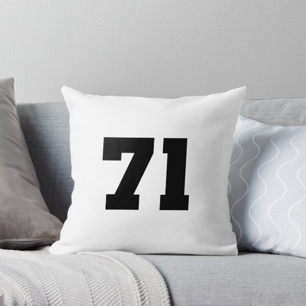 Item preview, 71, seventy one, black, soccer league designed and sold by Numbers-Art.