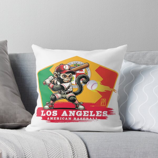 Item preview, USA - American BASEBALL - Los Angeles - Baseball mascot - Los Angeles baseball designed and sold by ArtProjectShop.