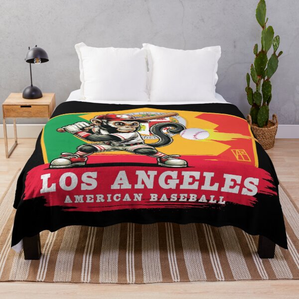 Item preview, USA - American BASEBALL - Los Angeles - Baseball mascot - Los Angeles baseball designed and sold by ArtProjectShop.