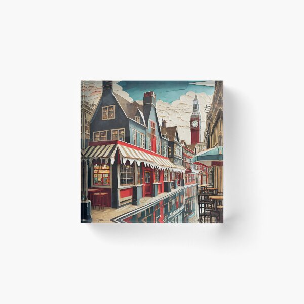 Item preview, Paper Art - The British Pub designed and sold by Dan Farsaci.