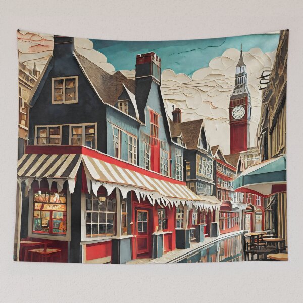 Item preview, Paper Art - The British Pub designed and sold by Dan Farsaci.