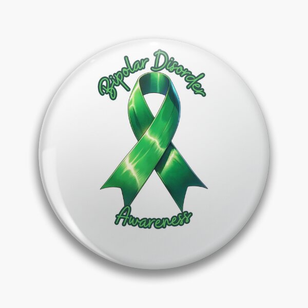 Item preview, Bipolar Disorder Awareness Green Ribbon Mens Mental Health designed and sold by kylmllr101684.