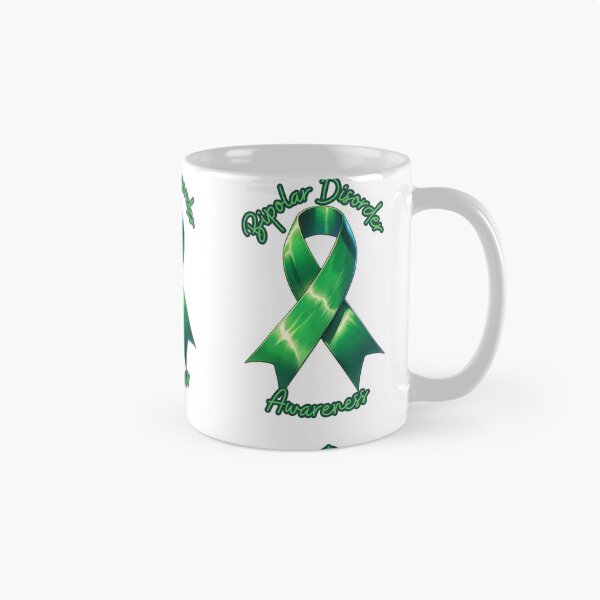 Item preview, Bipolar Disorder Awareness Green Ribbon Mens Mental Health designed and sold by kylmllr101684.