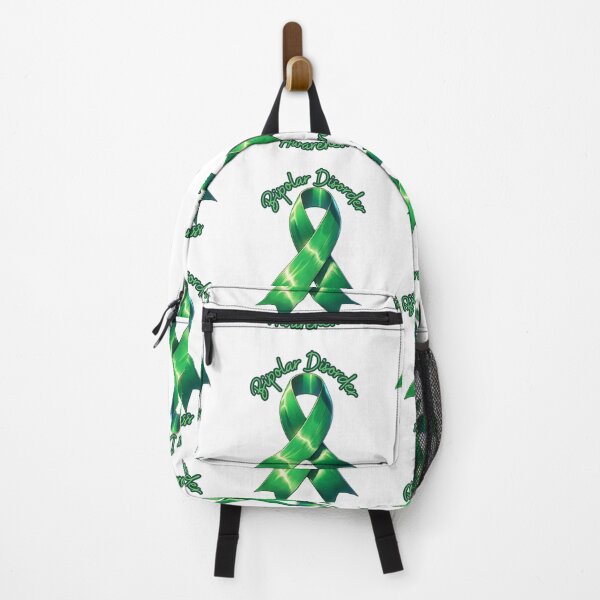 Item preview, Bipolar Disorder Awareness Green Ribbon Mens Mental Health designed and sold by kylmllr101684.