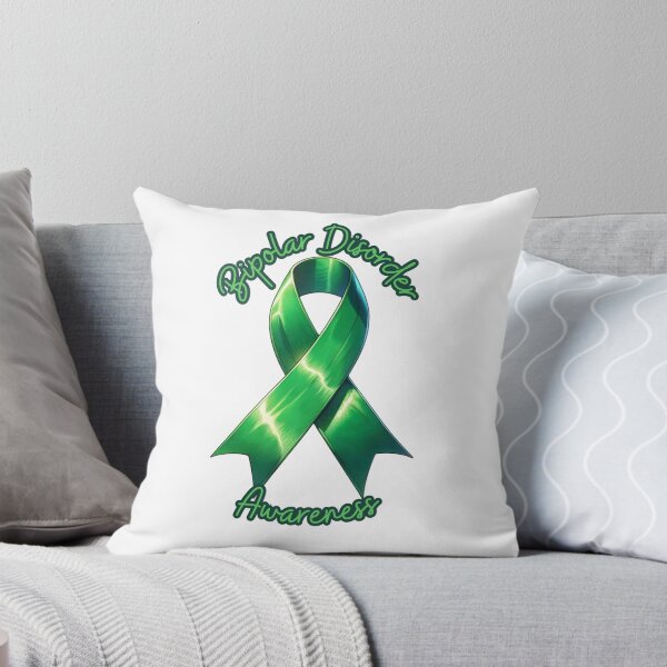 Item preview, Bipolar Disorder Awareness Green Ribbon Mens Mental Health designed and sold by kylmllr101684.