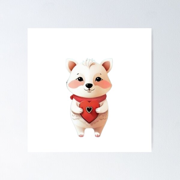 Item preview, Cute cat for valentine's day  designed and sold by Kachishop.