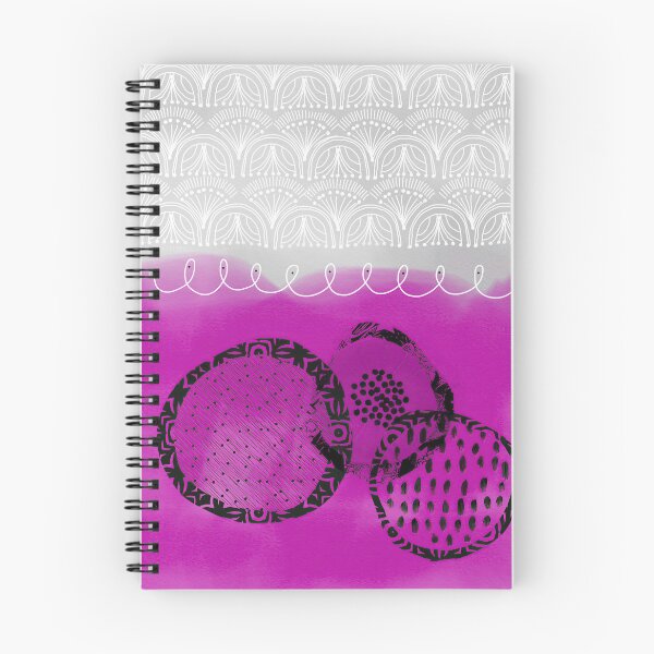 Item preview, Fuchsia Rings Abstract Art designed and sold by Sheree Burlington.