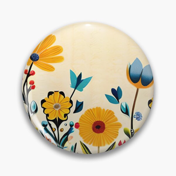 Item preview, Floral Art Elegant & Royal Yellow Daisy Wildflowers Pattern designed and sold by Zeporas Castle.