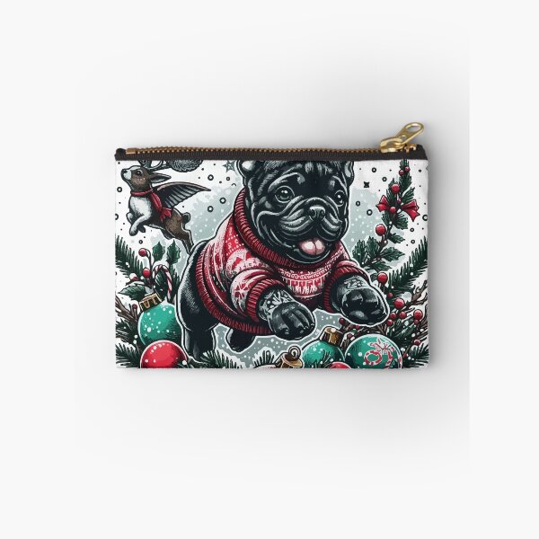 Item preview, Frenchie's Festive Frolic and Flying Friends designed and sold by bjrocket89.